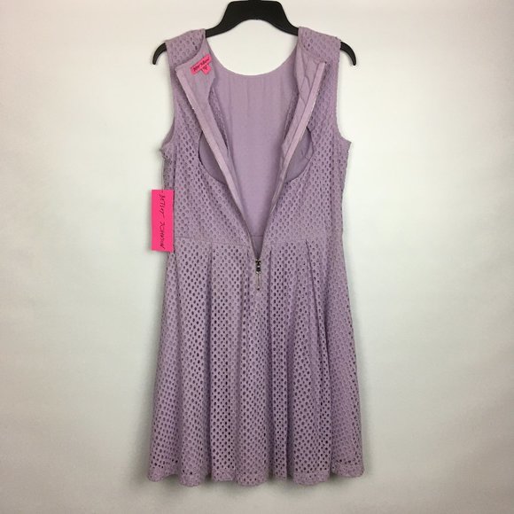 Betsey Johnson Purple Midi Dress ( New with tags ) - Picture 6 of 9